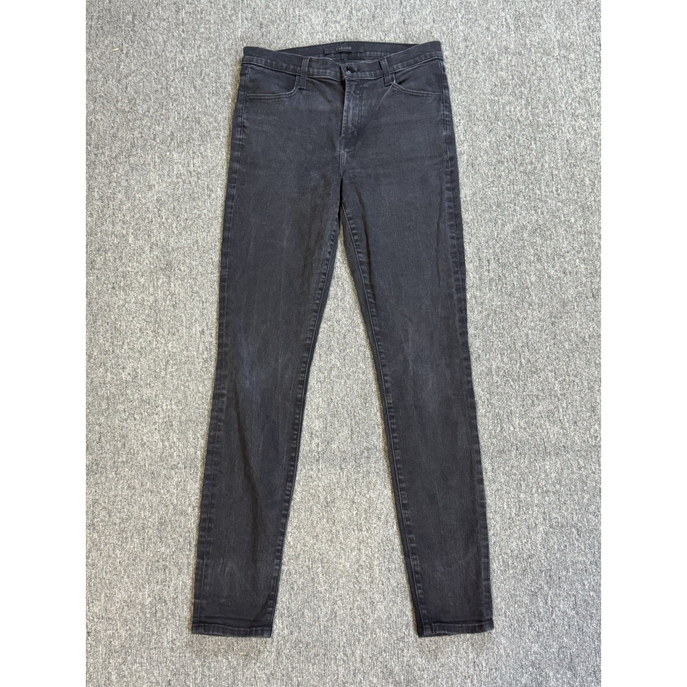 J Brand Maria 10" Rise Skinny Jeans In Vanity Black Indigo Women's Size 28 EUC